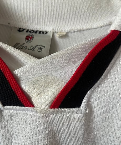 【USED 】Lotto AC MILAN Soccer Shirt /240603-014