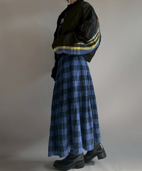 【RE;CIRCLE】 RE Kilt Long Skirt / 251204-006