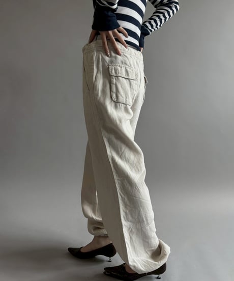【USED】 ESPRIT 100%LINEN Pants /260613-006