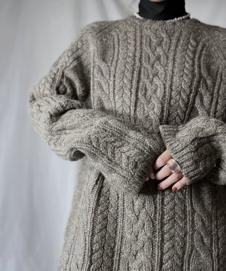 【USED】       Cable Knit Top/211202-040