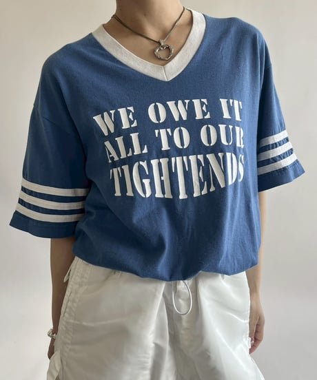 【USED】 V-Neck Ringer T-Shirt /250503-002