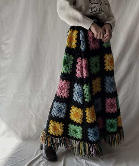 【RE;CIRCLE】 RE Granny Long Skirt②/211110-009