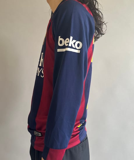 【USED 】Nike FC BARCELONA Soccer Shirt /240603-035