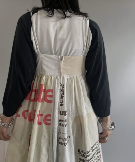 【RE;CIRCLE】RE Eco-Friendly Bag Camisole Long One-piece / 230622-025