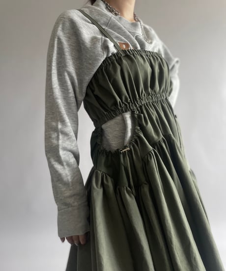 【RE;CIRCLE】 RE ARMY Gather Middle One-piece / 260326-001
