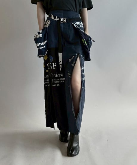 【RE;CIRCLE】RE Eco-Friendly Bag Belt Bag Skirt Black  / 250626-018