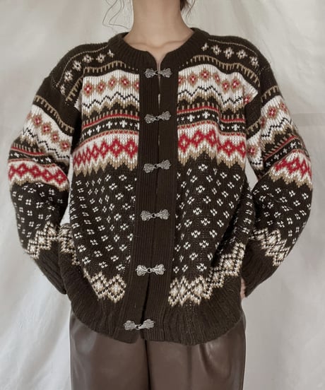 【USED】     Nordic sweater/211216-035