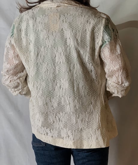 【USED】 L/S Lace Shirt /210303-018