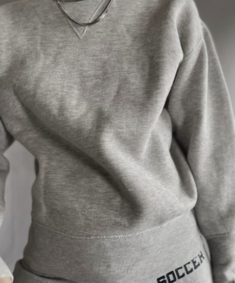 【USED】 Cotton Sweatshirt Light Gray / 221203-024