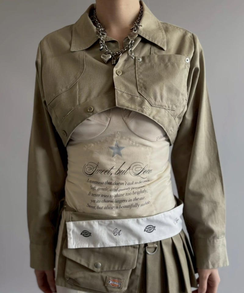 Chinatsu Aoyama】 RE Makers Shirt Khaki / 26070