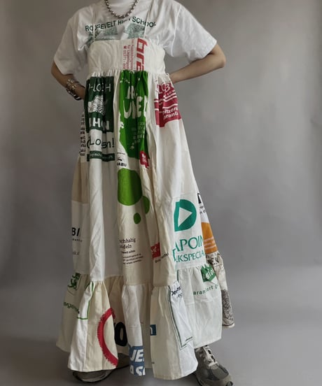 【RE;CIRCLE】RE Eco-Friendly Bag Camisole Long One-piece / 230525-019