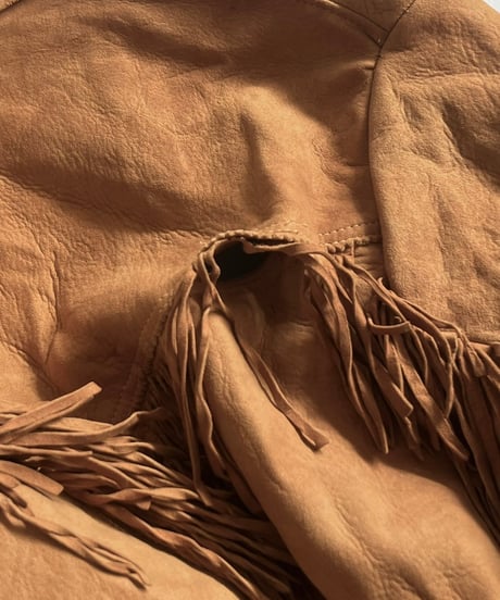 【USED】 Suede Fringe Jacket /250301-001