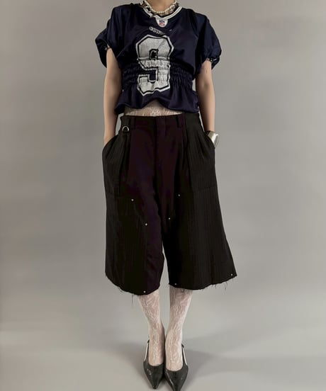 【RE;CIRCLE】 Shirring Football Shirt  /  250904-003