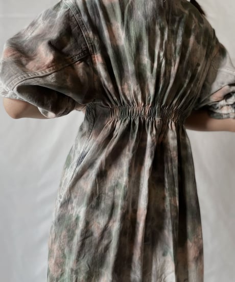 【RE;CIRCLE】  RE Tie-dyed Medical S/S Gown③/20210819-037