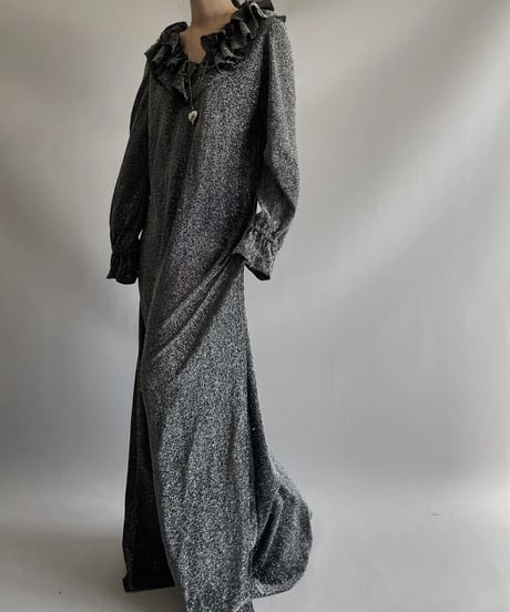 【USED】L/S Lame Long One-Piece/ 212028-027