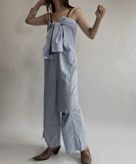 【RE;CIRCLE】 RE Shirt Jumpsuits / 220630-015