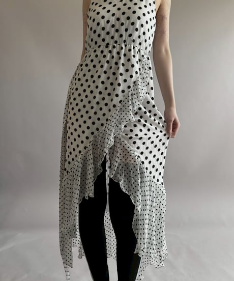 【USED】 Dot Pattern Camisole One-Piece/ 260404-005