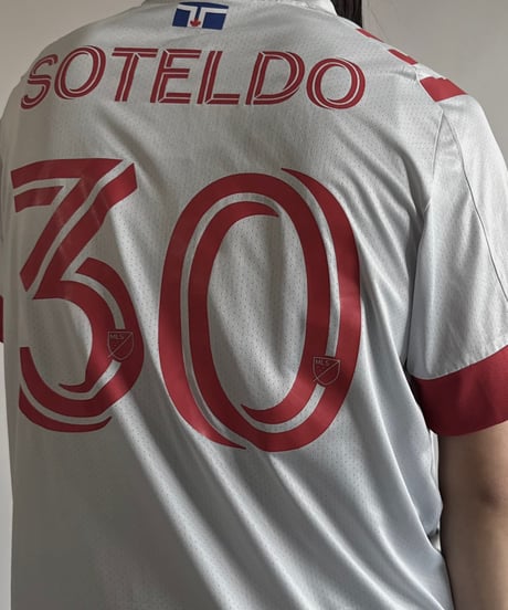 【USED】 adidas 20's TOLONT FC SOTELDO Soccer Shirt/ 250607-053