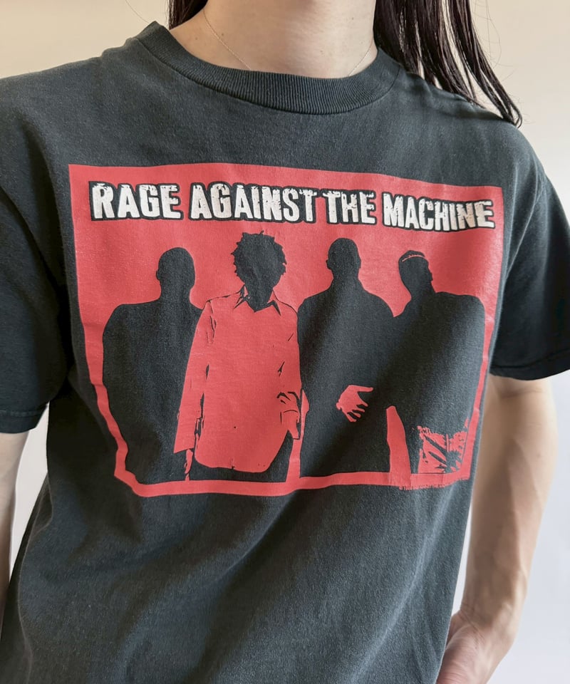USED】 90's GIANT RAGE AGAINST THE MACHINE T-Sh