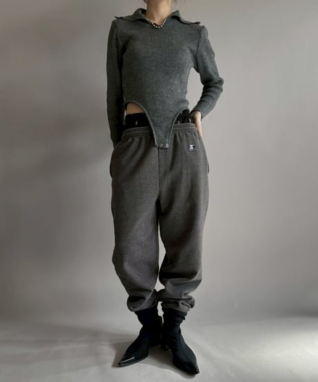 【RE;CIRCLE】 RE Rib Knit Leotard Top / 260205-019