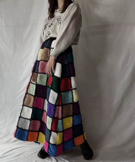 【RE;CIRCLE】 RE Granny Long Skirt①/211110-006