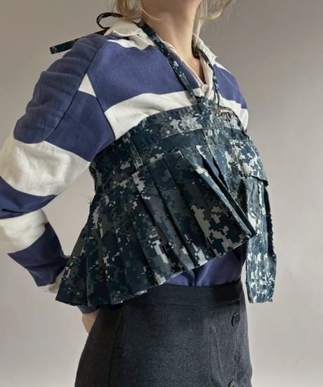 【RE;CIRCLE】 RE  Military Camouflage Wrap Skirt / 260226-010