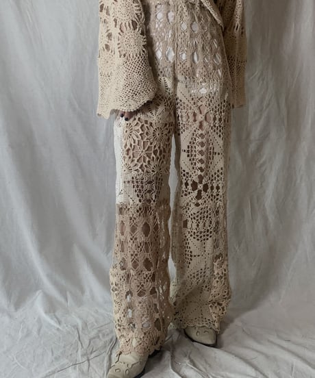 【RE;CIRCLE】 RE Crocket Patchwork Pants②/210521-066