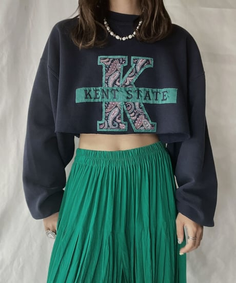 【USED】  Cut off Sweat KENT STATE/210921-022