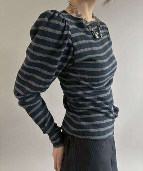 【RE;CIRCLE】 RE Border Top/ 260402-004