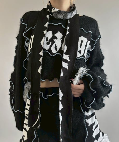 【RE;CIRCLE】 RE Mellow Knit Set-up + Tie / 260122-012