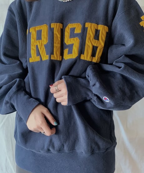 【USED】 90's USA Champion Reverse Weave IRISH/210324-007