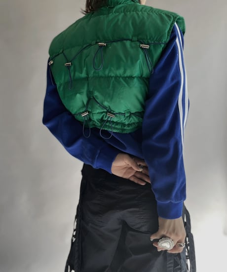 【RE;CIRCLE】 RE Draw Cord Short Down Vest / 230126-016