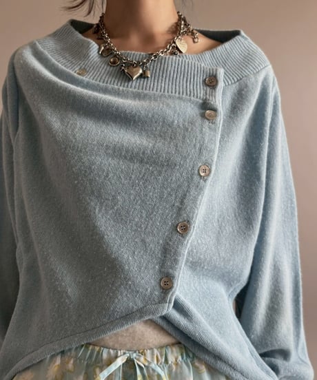 【RE;CIRCLE】 RE Deformed Acrylic Cardigan / 260312-003