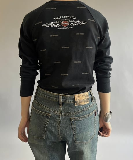 【USED】Made in USA HARLEY-DAVIDSON L/S T-Shirt /240824-044