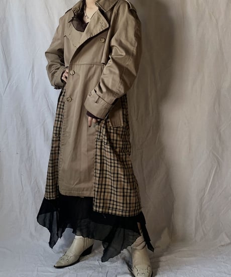 【RE;CIRCLE】 Remake Trench Coat /210318-005