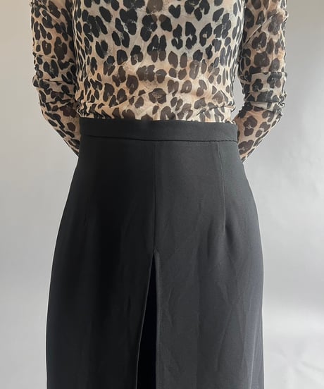【USED 】Sheer Slit Wide Pants/ 240907-029