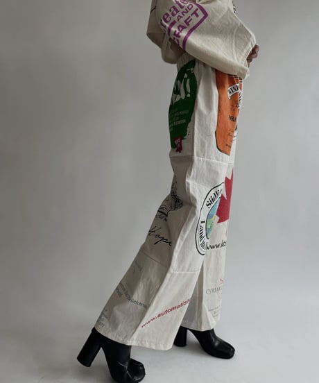 【RE;CIRCLE】 RE Eco-Friendly Bag Straight Pants / 220825-010