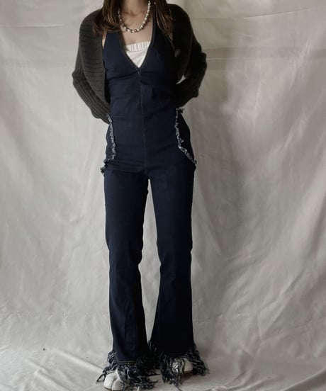 【USED】  Denim N/S All in One/211014-031