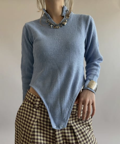 【RE;CIRCLE】 RE Rib Knit Leotard Top / 260416-006
