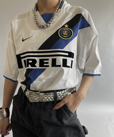 【USED】 Nike INTER Soccer Shirt /240831-028