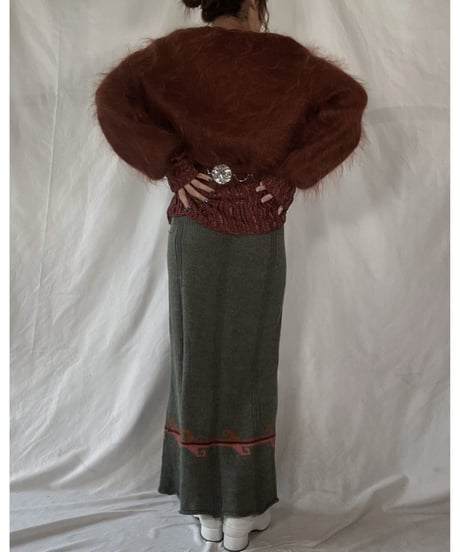 【USED】    Mohair Knit Top/211216-021