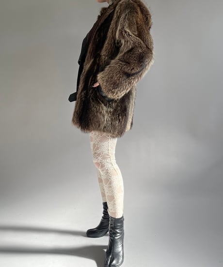 【USED】YUDOFSKY Real Fur Hooded Jacket TALON Zipper /250104-033