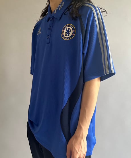 【USED】 adidas CHELSEA Soccer Shirt  /240603-070