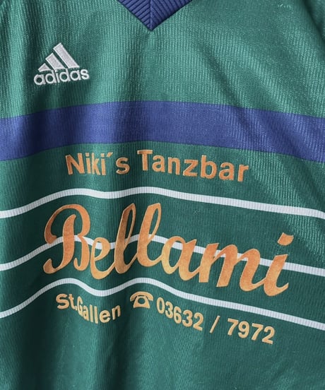 【USED 】adidas Niki's Tanzbar  Soccer Shirt /240706-028
