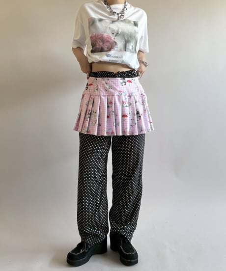 【USED】 Dead Stock ADRIANAHOTCOU TURE Design Mini Skirt /250510-042