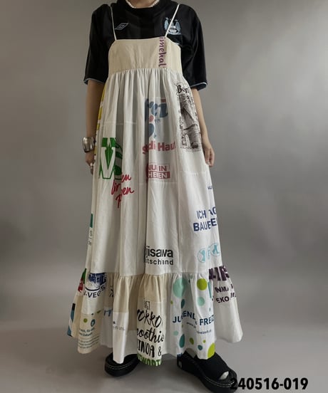 【RE;CIRCLE】RE Eco-Friendly Bag Camisole Long One-piece / 240516-018・019・020