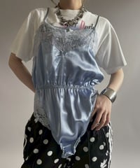 【USED】 Satin Camisole Leotard / 260516-015