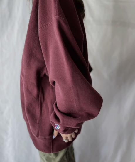 【USED】   Champion Reverse Weave Sweat GLOVERSVILLE/211007-024