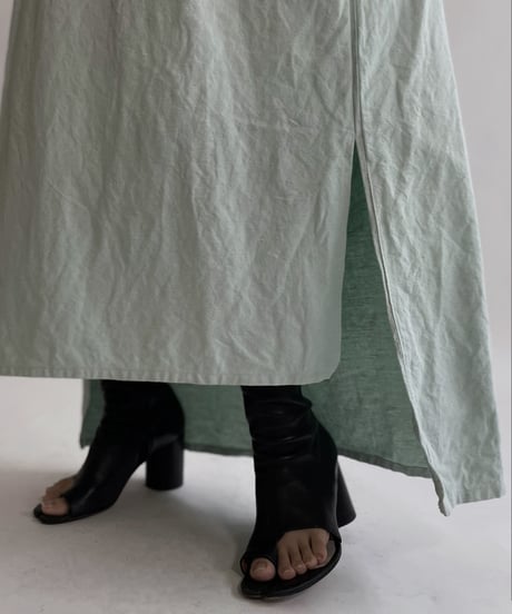【RE;CIRCLE】RE Dyed French Mattress Cover One-piece -Aqua Green- / 220512-009