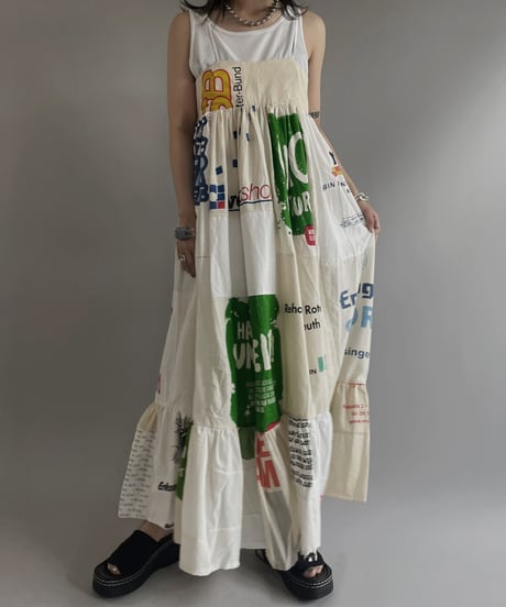 【RE;CIRCLE】RE Eco-Friendly Bag Camisole Long One-piece / 230622-012